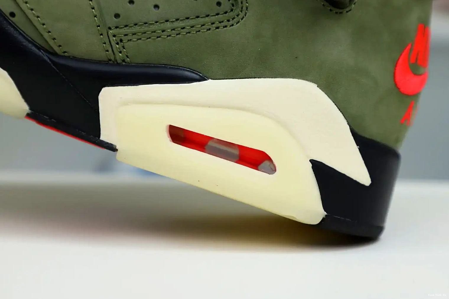 X RETRO JORDAN 6 Kimikick 'OLIVE' SCOTT TRAVIS AIR 0814